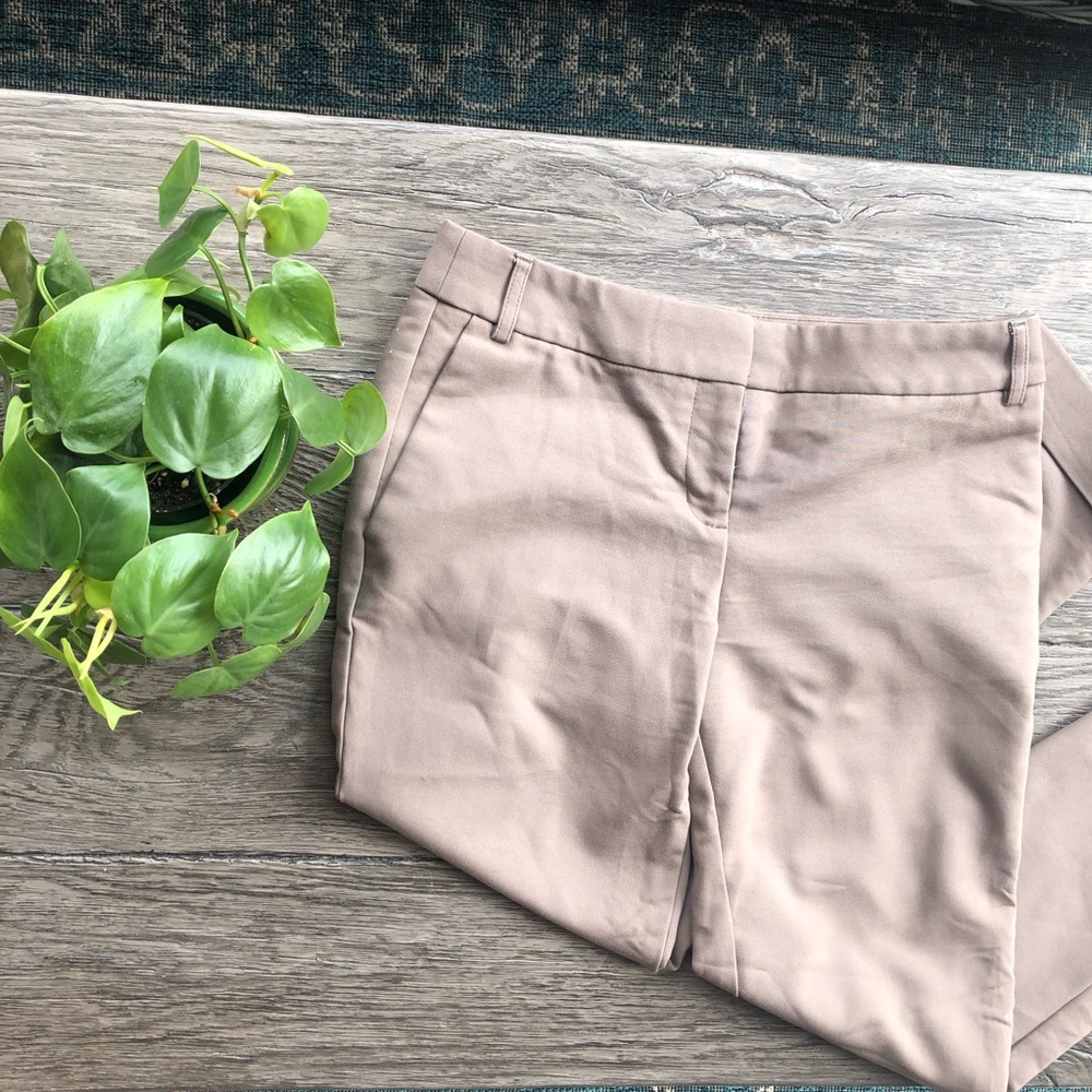 Express Editor Deep Tan Work Pant Trouser